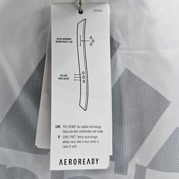 ADIDAS‎ Women's Aeroready White and Black Windbreaker Running Jacket Size M - Picture 10 of 15